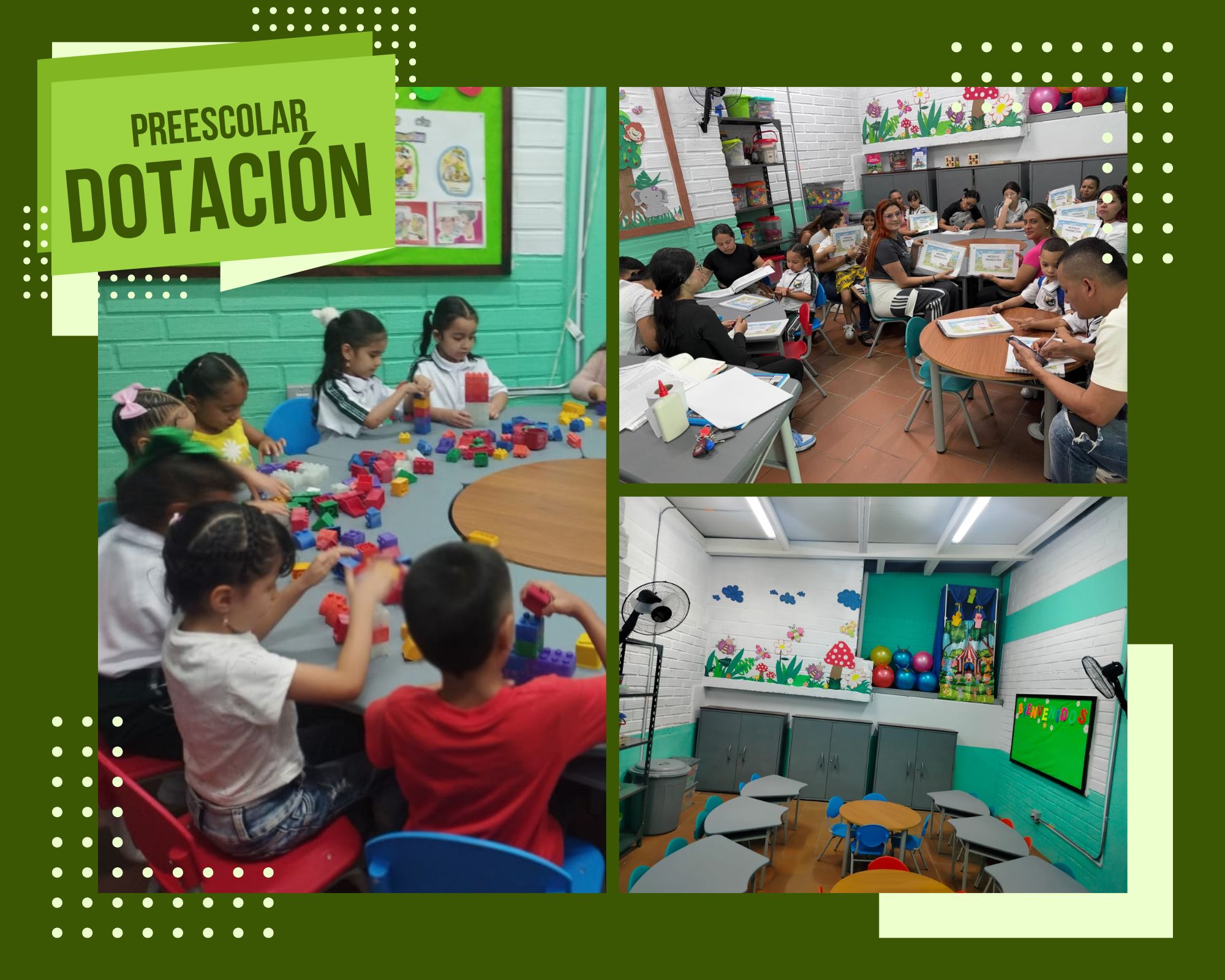 Dotación aula preescolar